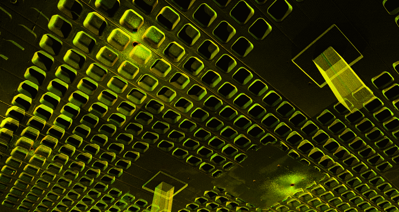 Scan waffle Ceiling